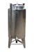 stainless steel storage tank 300 litres hermetic closing conical bottom